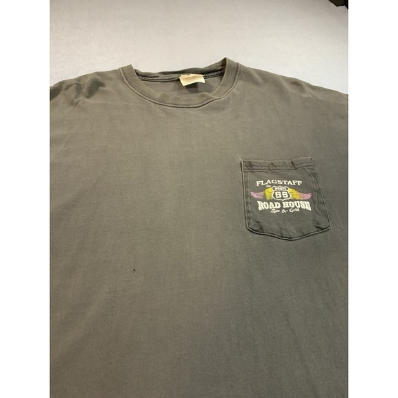 Route 66 Flagstaff Roadhouse T Shirt Black XL Graphic Vintage 90s - Picture 4 of 7
